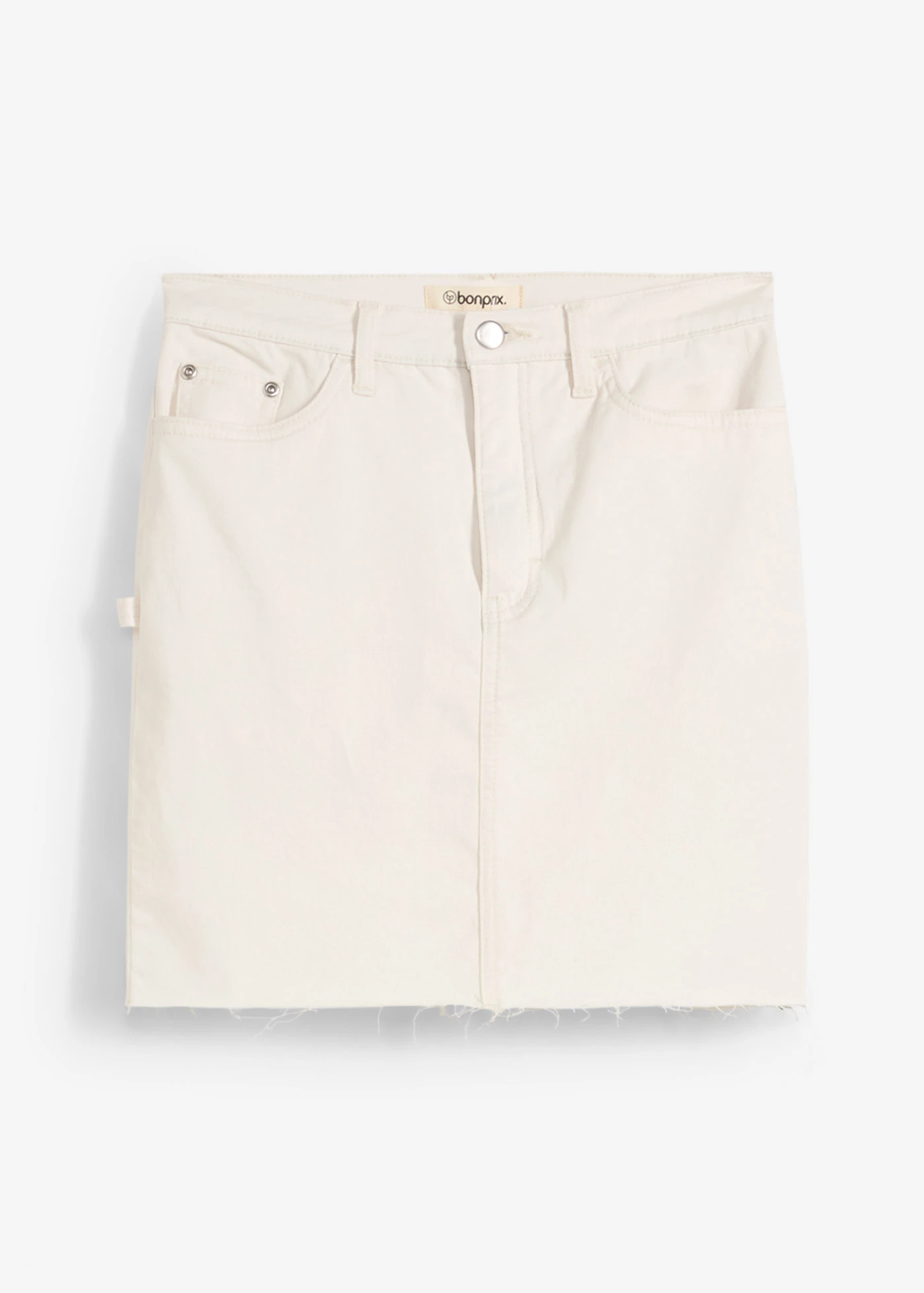 Minisukně z elastické bavlněné směsi • přírodní bílá • bonprix obchod