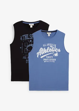 Muscle shirt van puur katoen (set van 2)