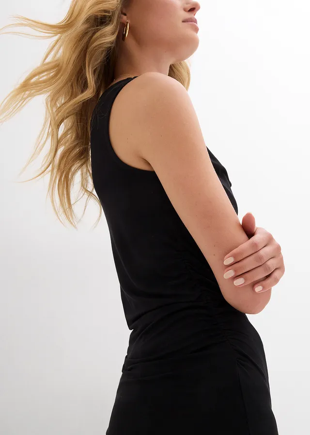 Top doux en viscose extensible • noir • product-page.page-title-suffix