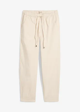 Barrel jeans met mid waist en comfortband