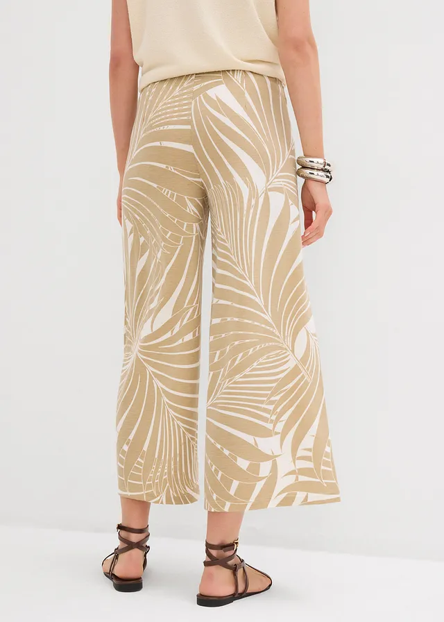 Culotte van een zachte viscosemix • wolwit-new beige met print • product-page.page-title-suffix