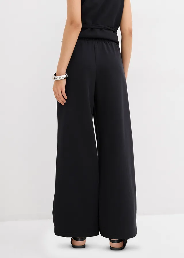 Marlene Dietrich broek van piqué • zwart • product-page.page-title-suffix