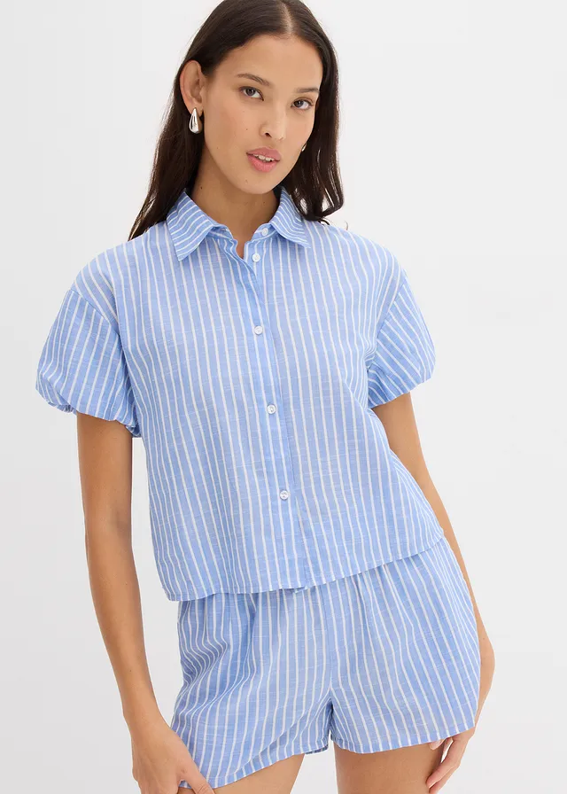 Blouse • blauw-wit gestreept • product-page.page-title-suffix