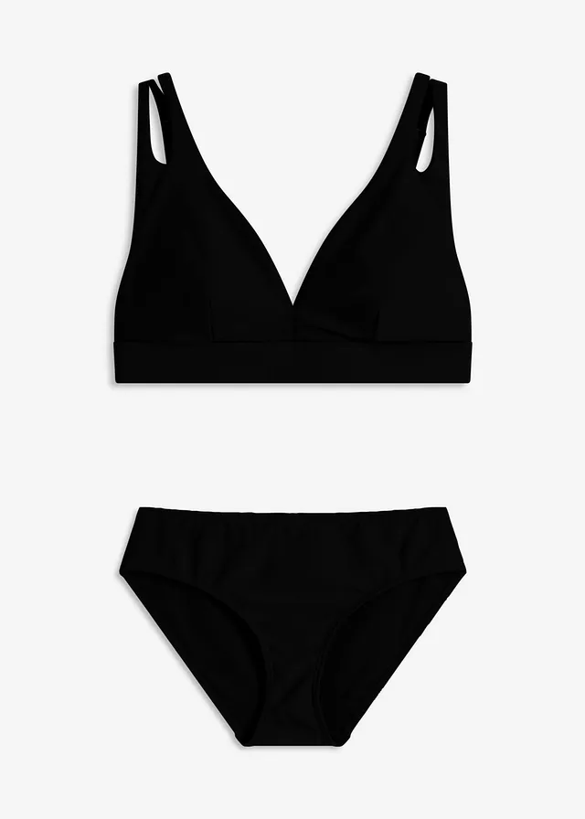 Costum de baie cu decupaje (set/2 piese)