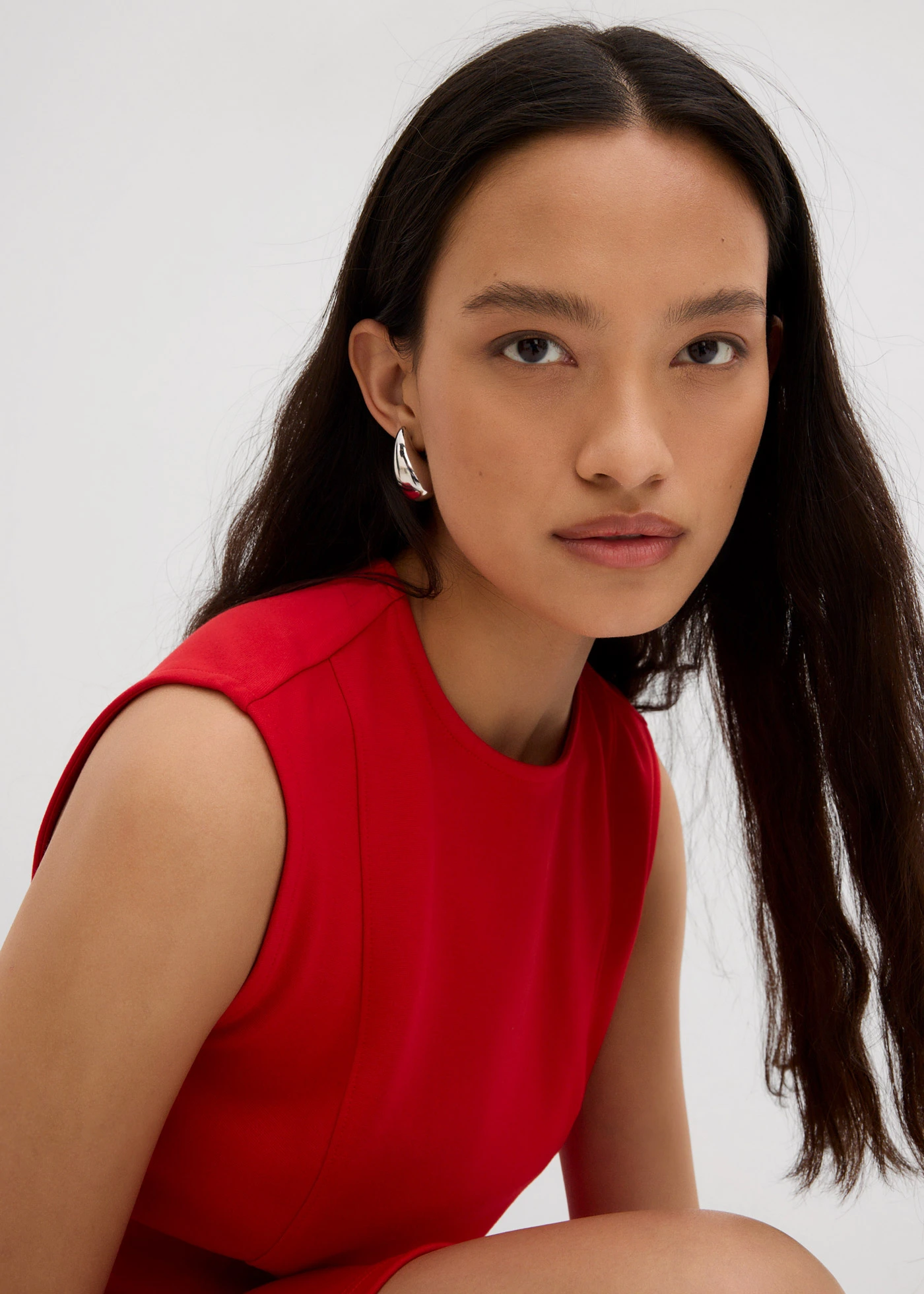 Minišaty z pohodlného materiálu Punto di Roma • červená salsa • bonprix obchod