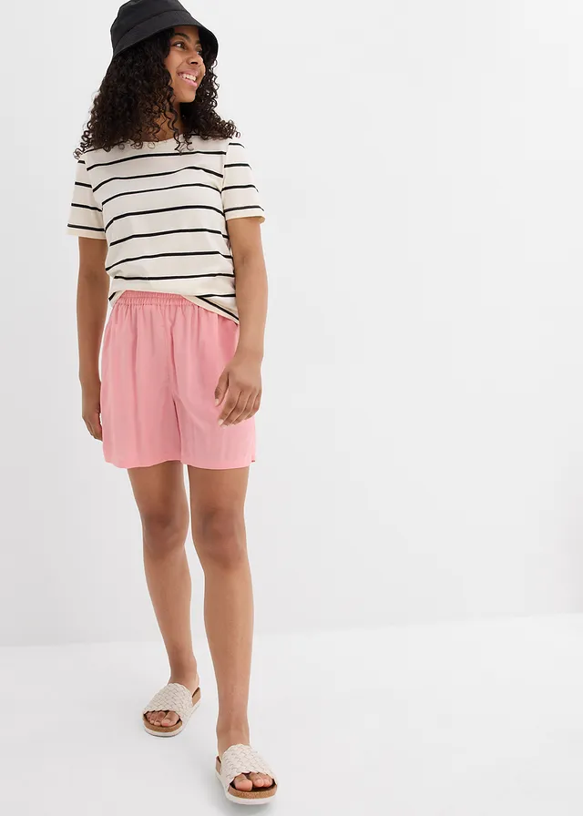 Instapshort van zachte viscose (set van 2) • zwart+soft roze • product-page.page-title-suffix