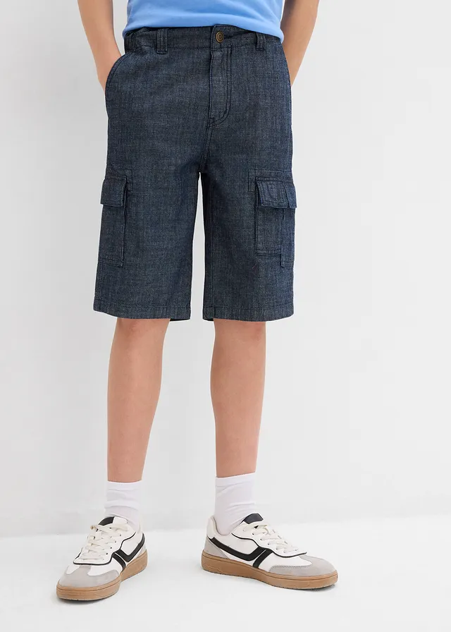 Cargo short, Kleur: donkerblauw
