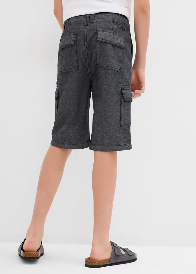 Cargo short, Kleur: zwart