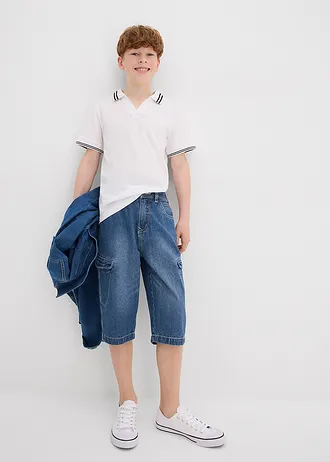 Poloshirt van biologisch katoen • wit • bonprix online shop