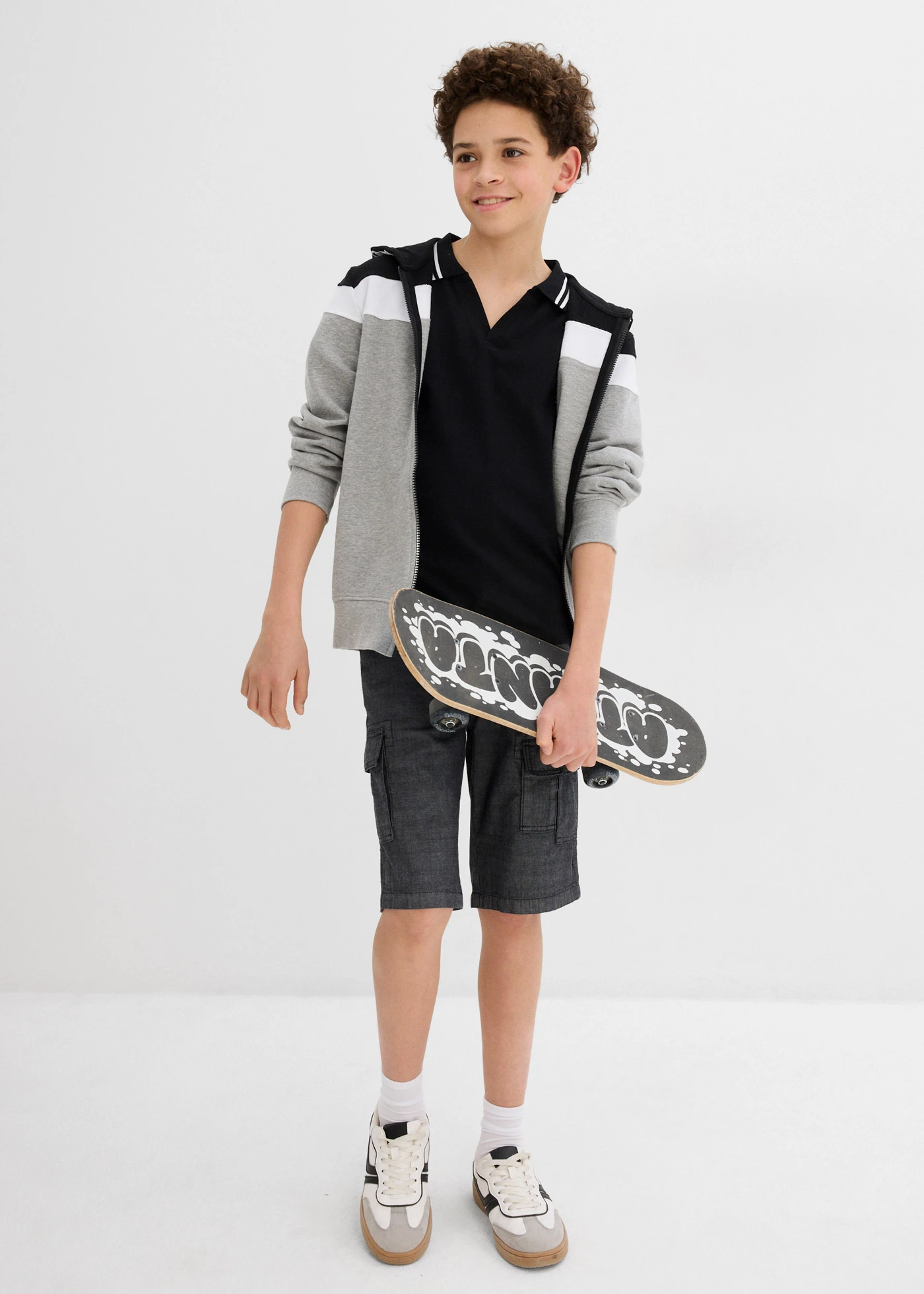 Poloshirt van biologisch katoen • zwart • bonprix online shop