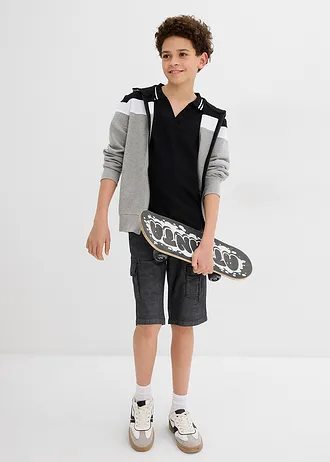 Poloshirt van biologisch katoen • zwart • bonprix online shop