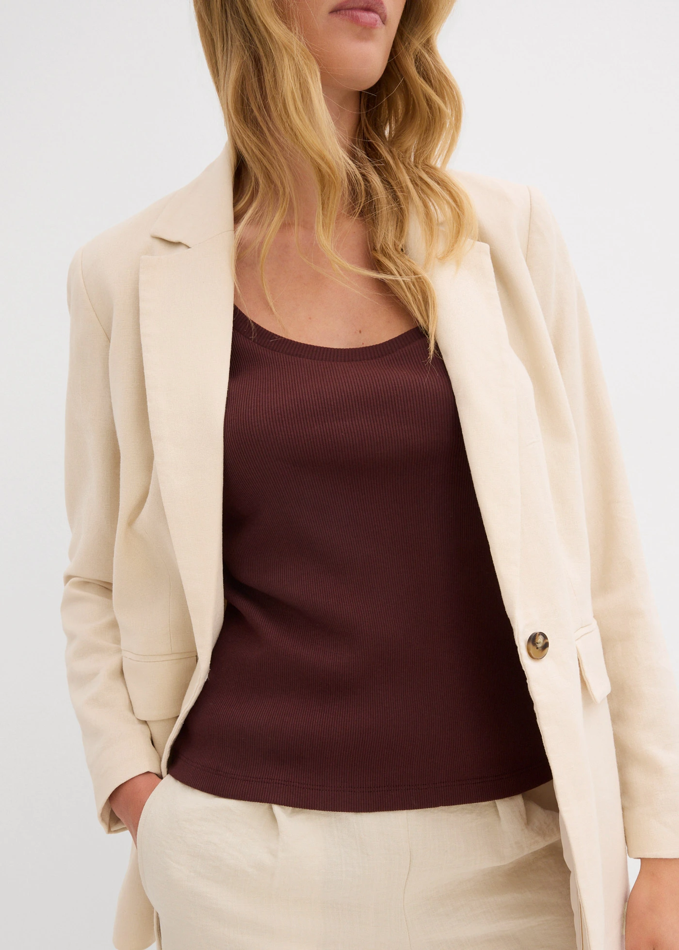 Tricou din bumbac organic 100% • maro-teracotă • magazin bonprix