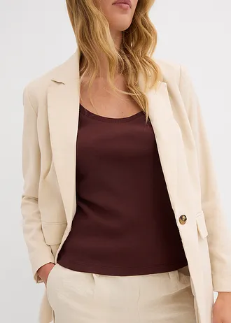 Tričko z čisté organické bavlny • hnědá terakota • bonprix obchod