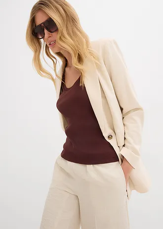 Tricou din bumbac organic 100% • maro-teracotă • magazin bonprix