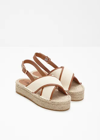 Sandály na platformě • přírodní - koňaková • bonprix obchod