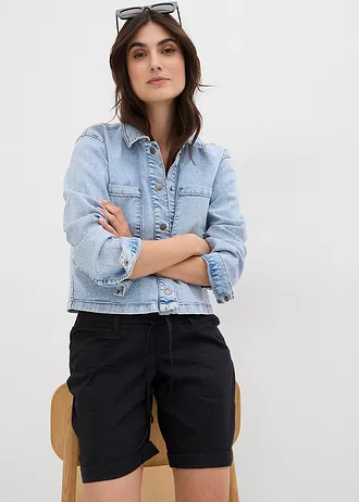 Ohrnovací těhotenské bermudy a šortky 2 v 1 • černá • bonprix obchod