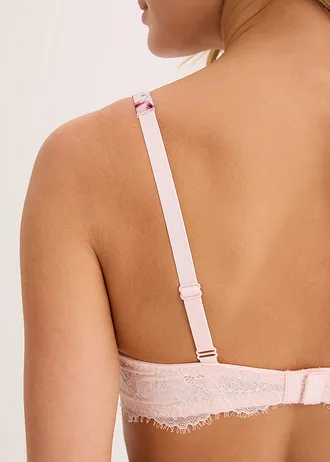 Voorgevormde bh • lichtroze gebloemd • bonprix online shop
