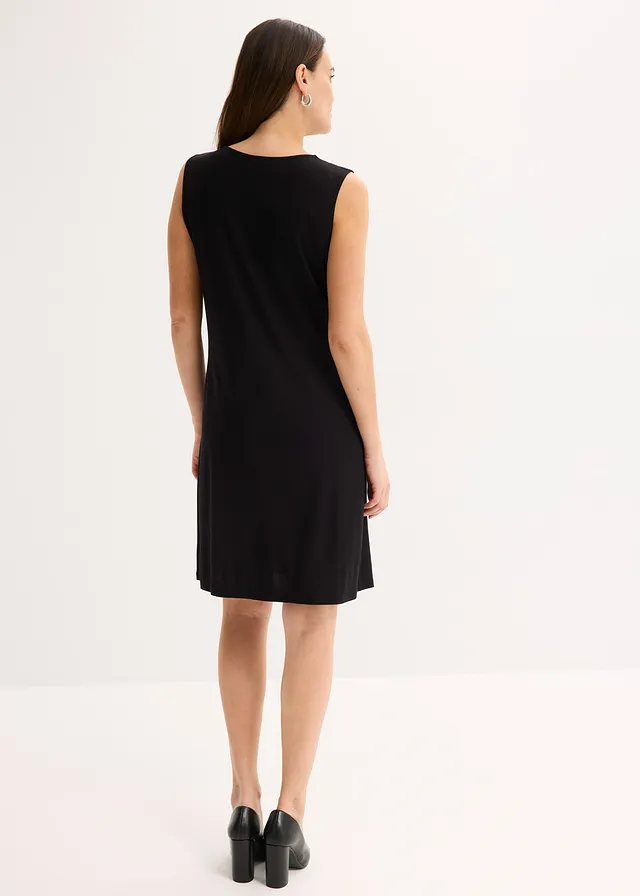 Robe en jersey à col lavallière • noir • product-page.page-title-suffix