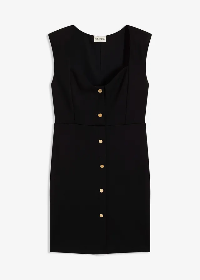 Mini šaty s vystuženými pleciami