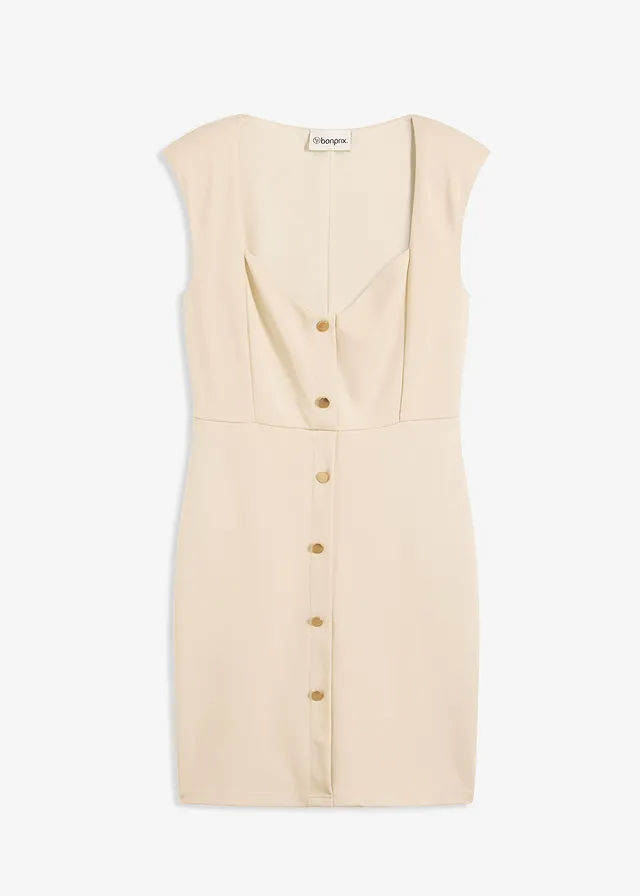 Mini šaty s vystuženými pleciami