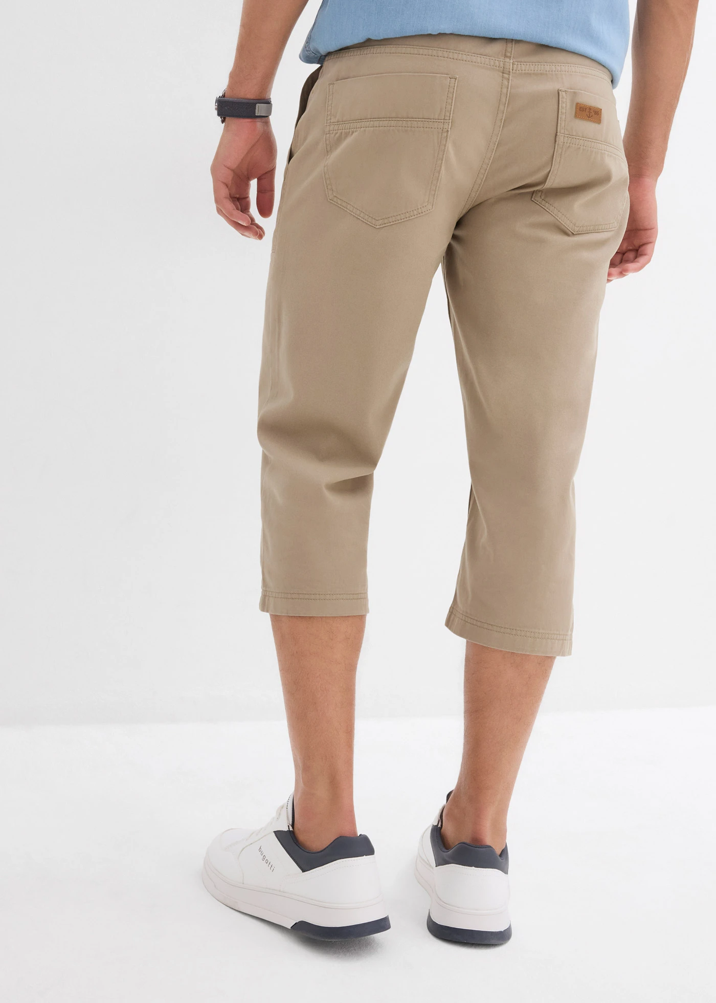 Dlouhé bermudy s nakládanými kapsami, Regular Fit • nová khaki • bonprix obchod