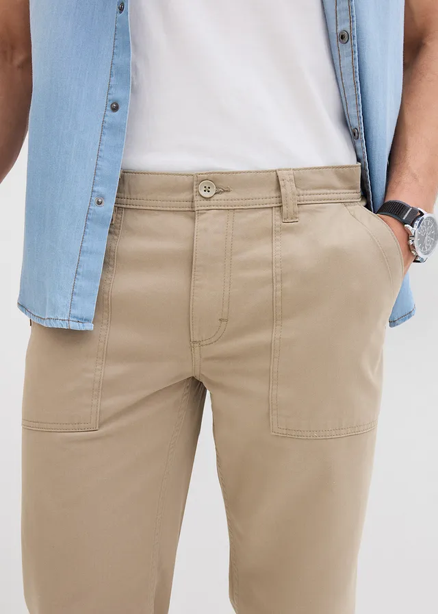 Bermuda long avec poches plaquées, Regular Fit • new kaki • product-page.page-title-suffix