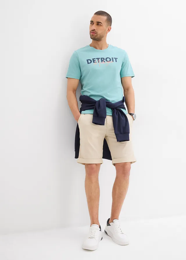 T-shirt 100% coton • turquoise clair imprimé • product-page.page-title-suffix