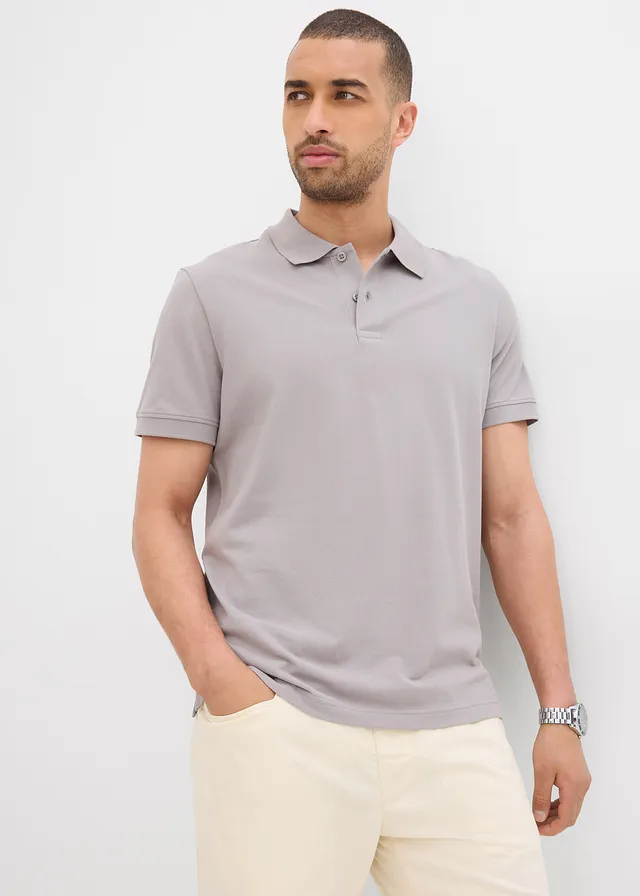 Piqué poloshirt van biologisch katoen