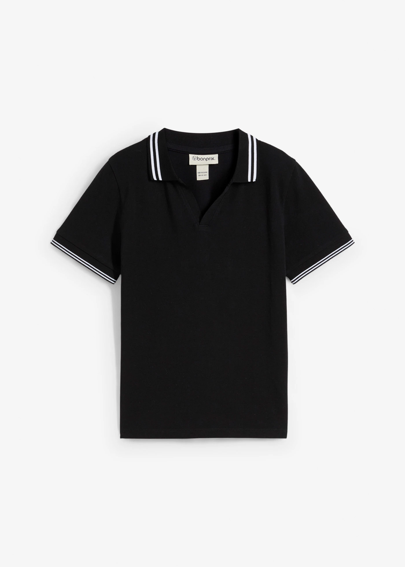 Poloshirt van biologisch katoen • zwart • bonprix online shop