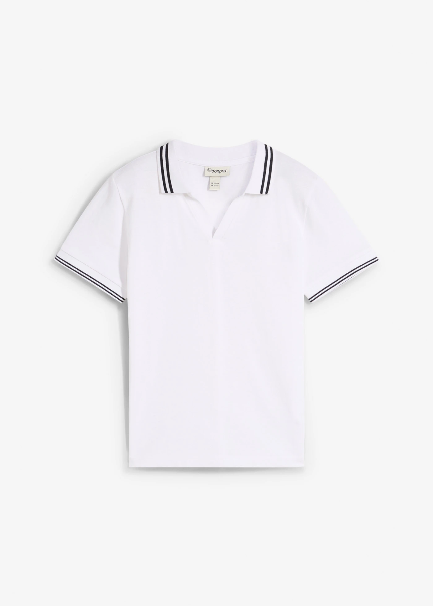 Poloshirt van biologisch katoen • wit • bonprix online shop