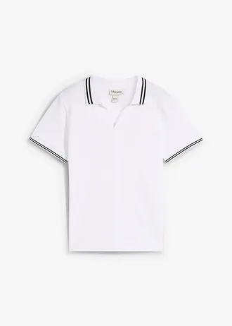 Poloshirt van biologisch katoen • wit • bonprix online shop