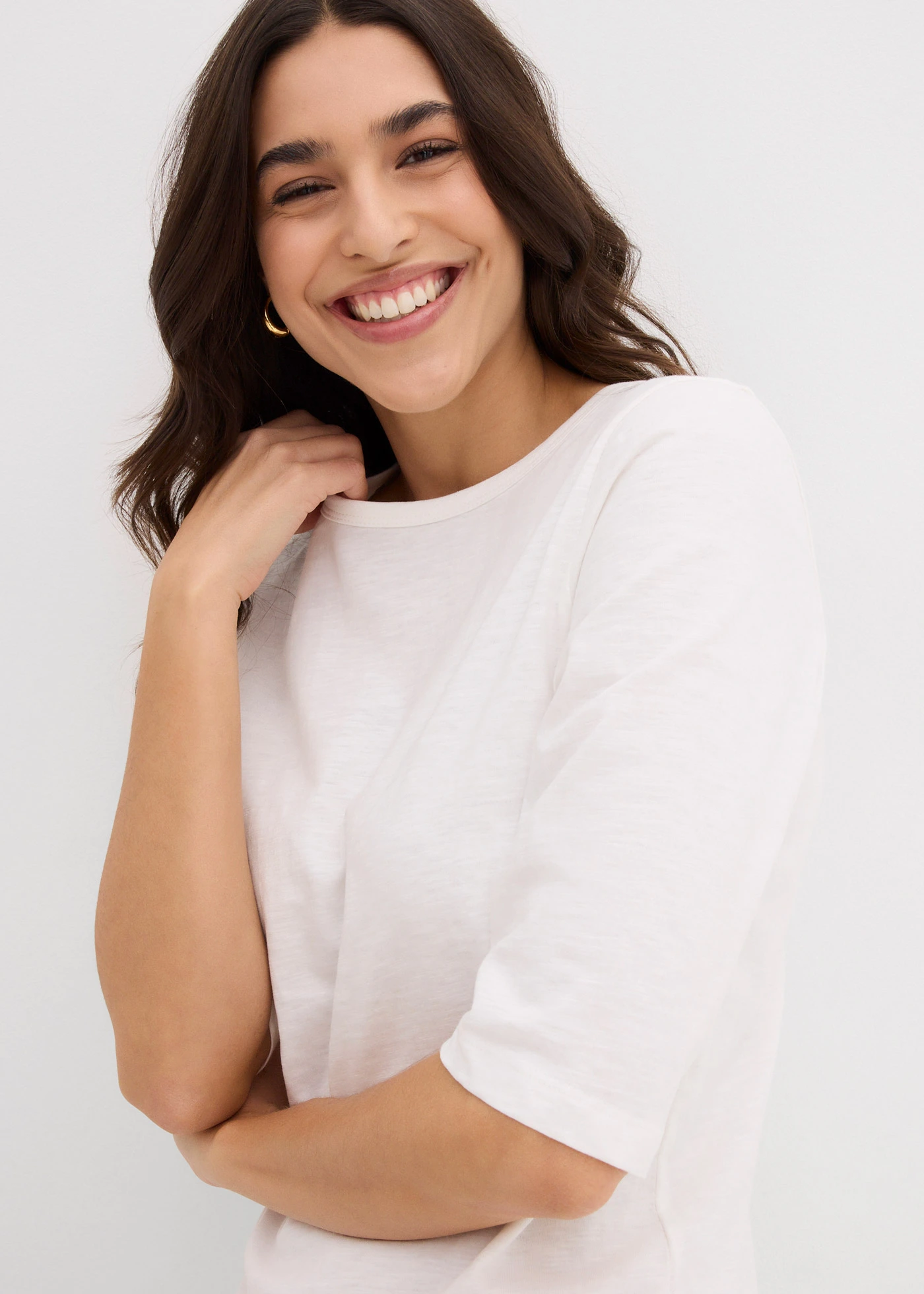 Tričko z čisté organické bavlny (2 ks v balení) • černá + přírodní bílá • bonprix obchod