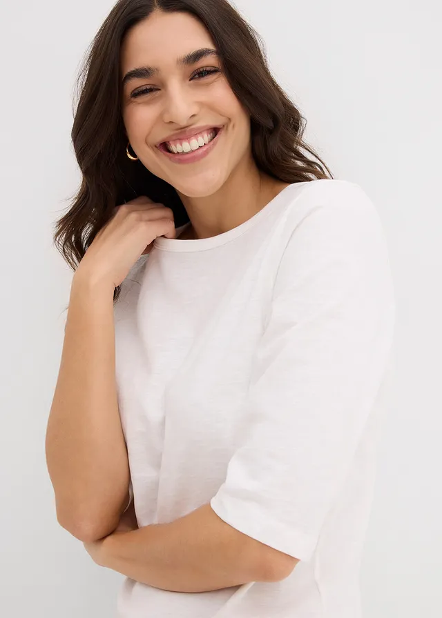 T-shirt van puur katoen (set van 2) • zwart/wolwit • product-page.page-title-suffix