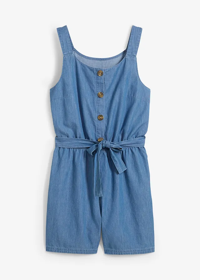 Combinaison fluide en jean 100% coton