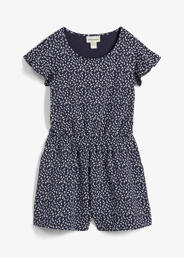 Džersejový overal z elastického mixu bio bavlny