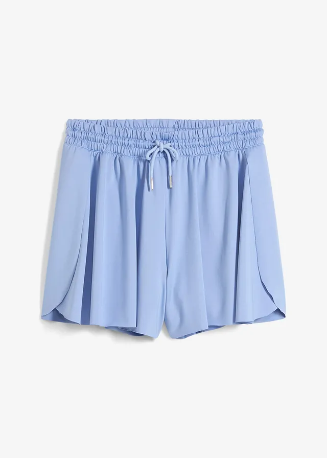 Šortky bez zapínania v tenisovom štýle