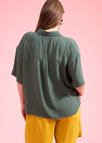 Blouse, Kleur: schaduwgroen