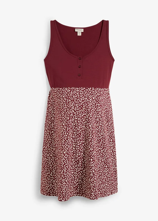 Rochie 2 în 1 pentru gravide, cu funcție de alăptare, din bumbac organic