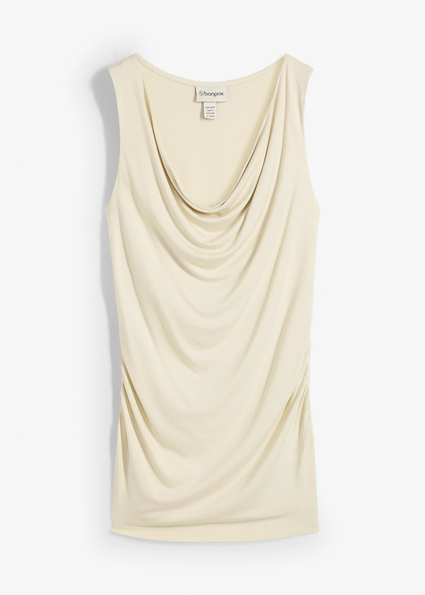 Top z jemné směsi s viskózou • přírodní • bonprix obchod