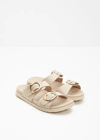 Slippers, Kleur: beige