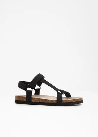 Sandales , Couleur: noir