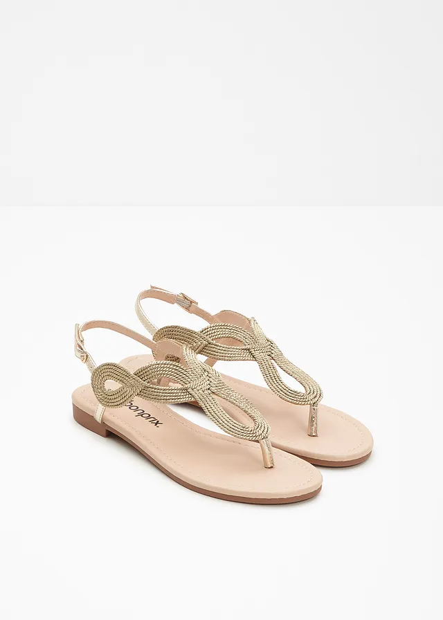 Teensandalen, Kleur: goudkleur
