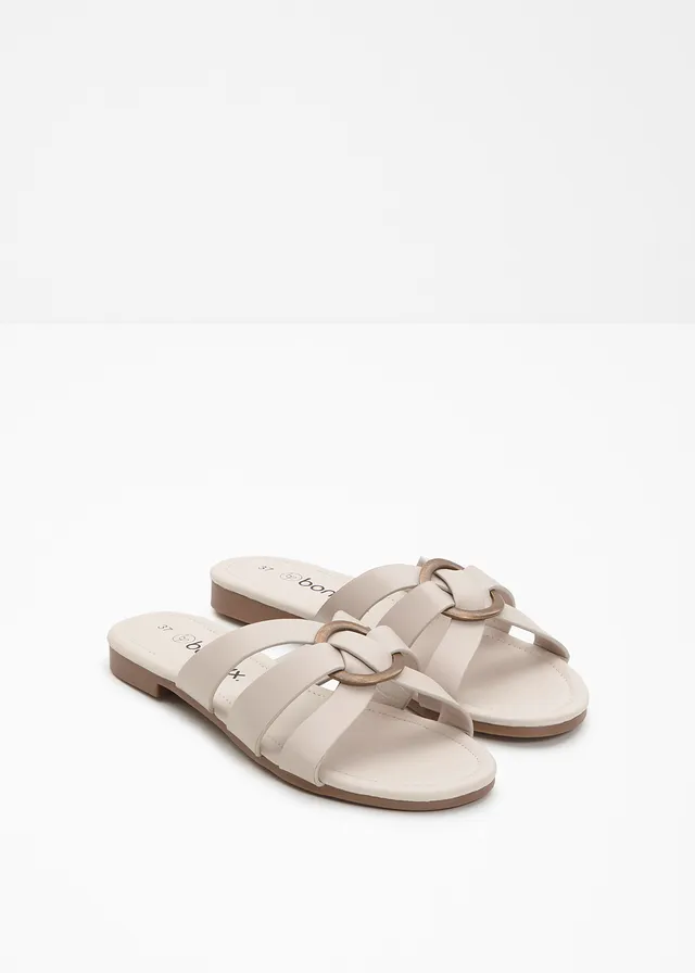 Slippers met decoratieve ring • naturel • product-page.page-title-suffix