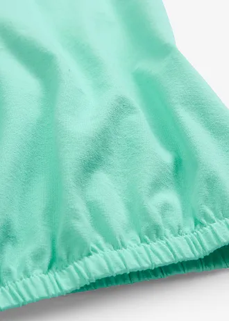 Tričko s elastickým spodním lemem • mentolově modrá • bonprix obchod