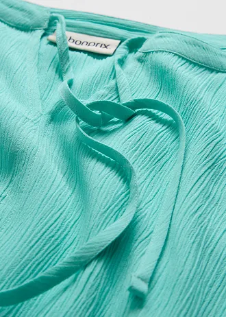Tuniekblouse van soepele viscose • mentholblauw • bonprix online shop