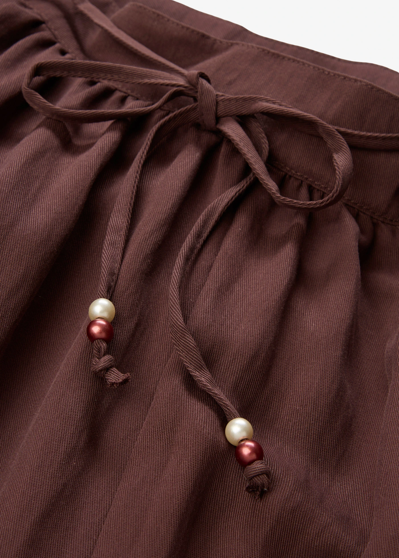 Maxi sukně ze splývavé lyocellové směsi • hnědá terakota • bonprix obchod