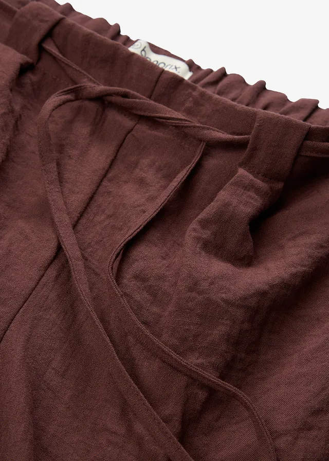 Culotte in een soepele viscosemix • terrabruin • product-page.page-title-suffix