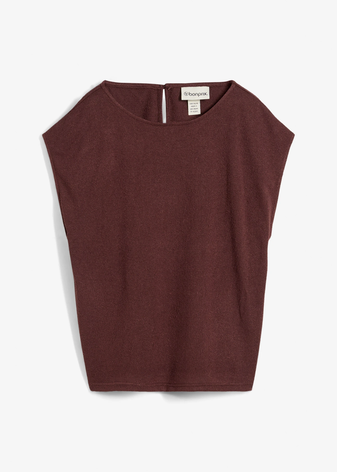 Oversize triko s pleteným vzhledem • hnědá terakota • bonprix obchod