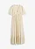Robe longue en viscose fluide, Couleur: beige naturel