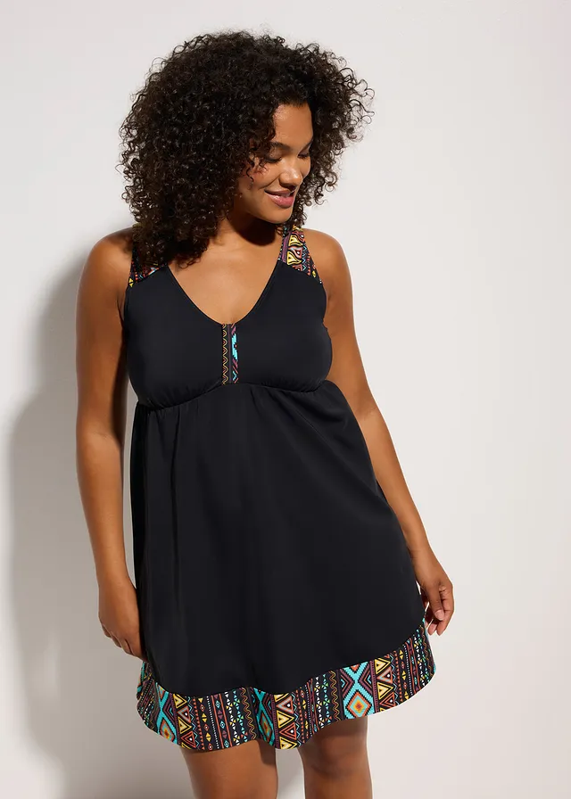 Robe de bain, Couleur: noir